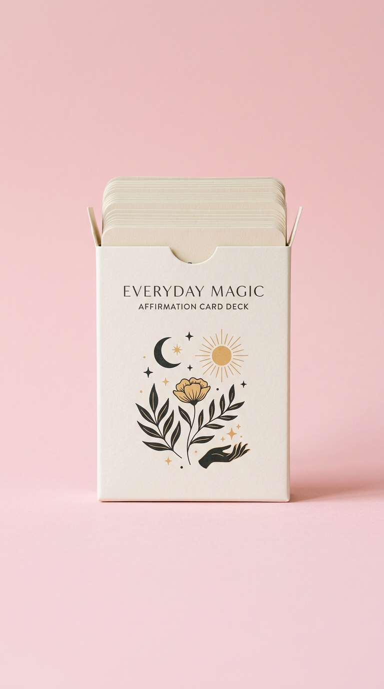 Affirmation Card Deck on Soft Cardstock